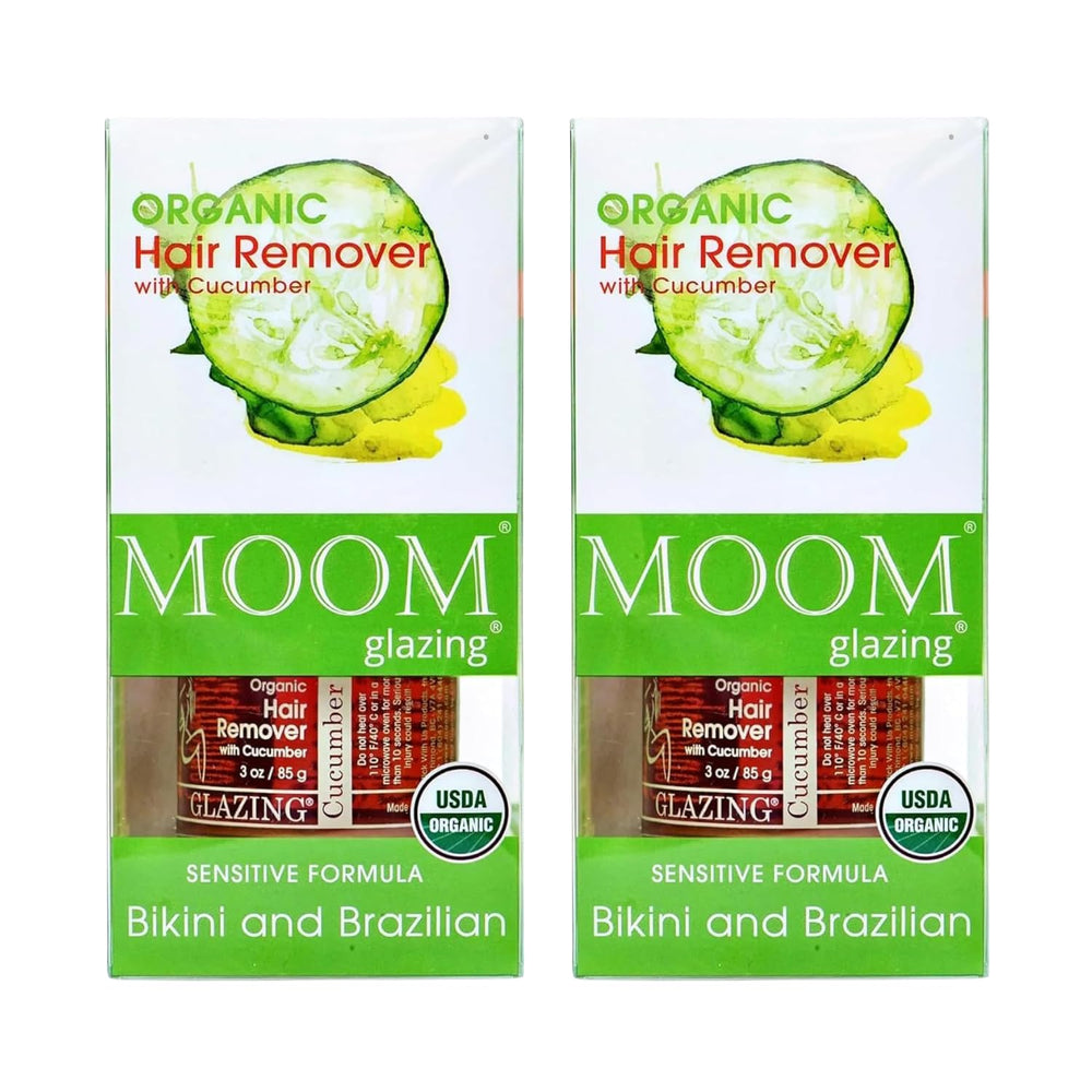 MOOM sensitive bikini remover with cucumber glazing for smoother skin