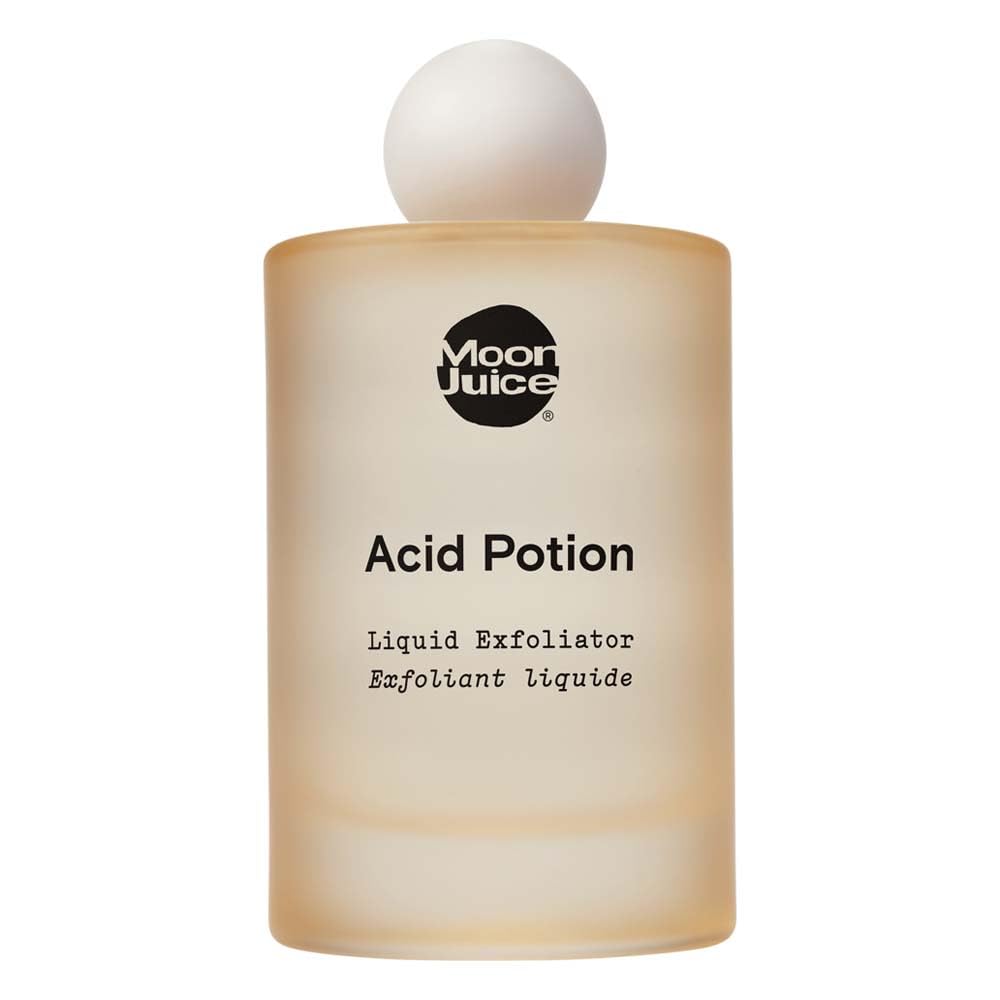 Moon Juice Acid Potion bottle, a hydrating exfoliant for smoother skin