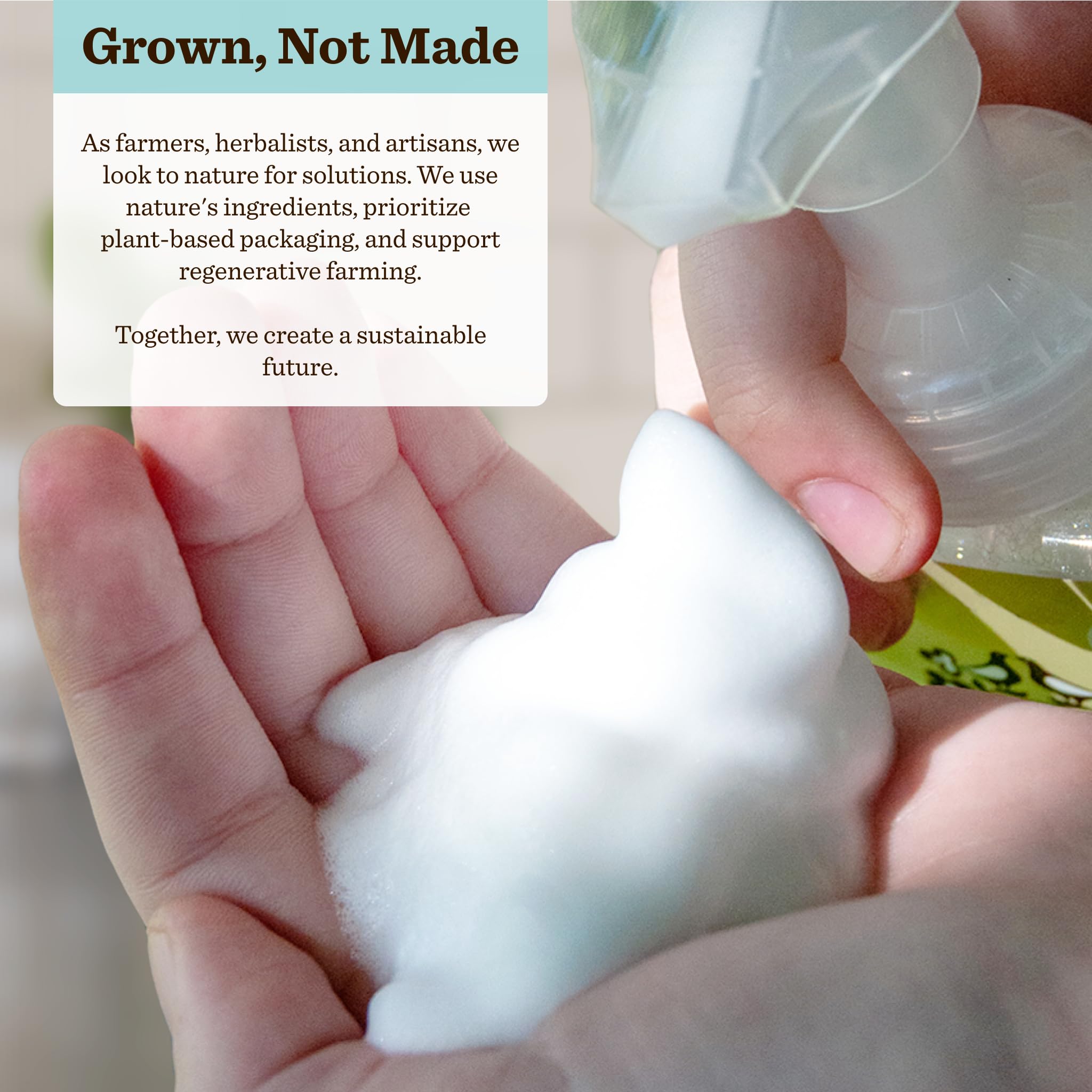 Moon Valley calendula and comfrey ingredients label, emphasizing natural skincare focus.