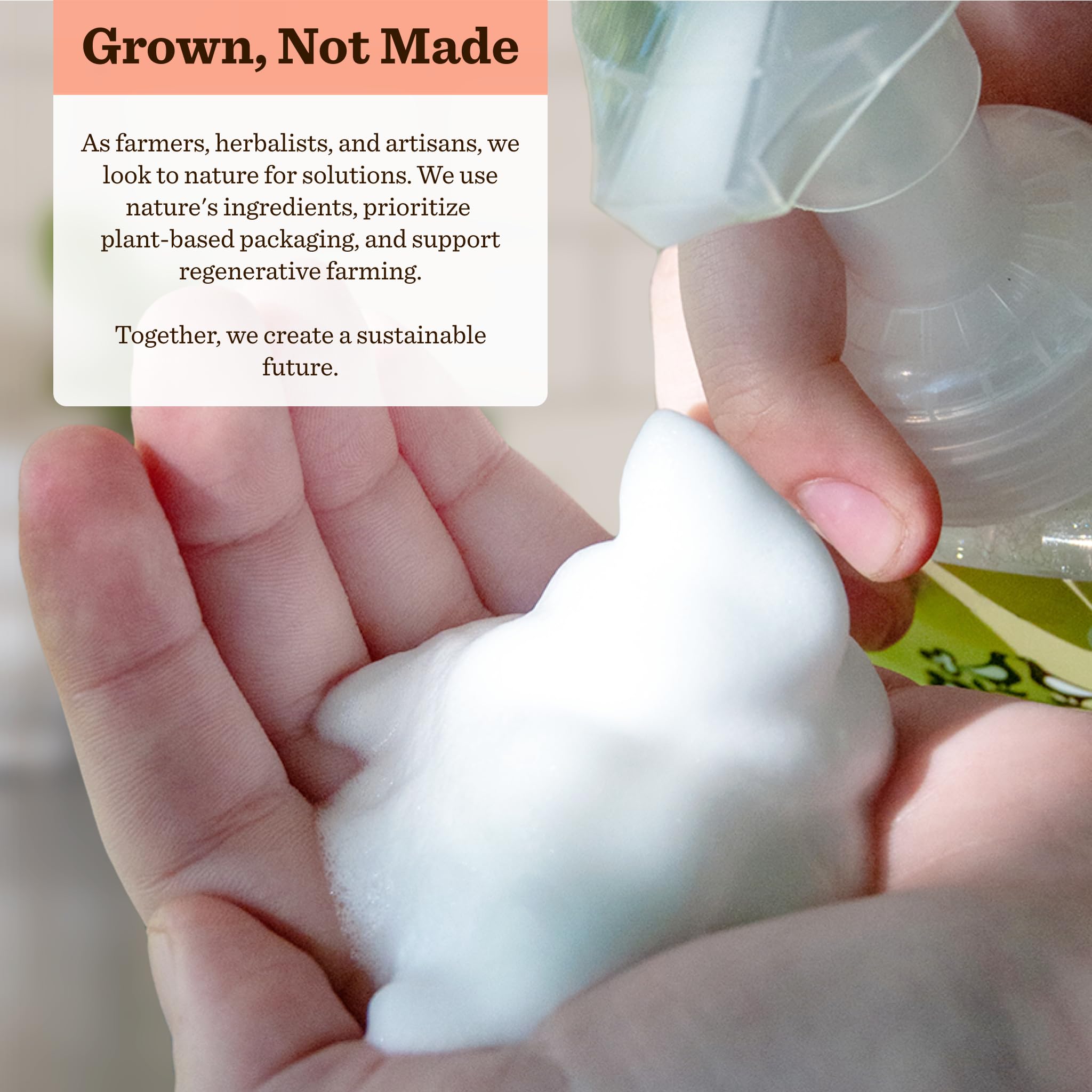 Moon Valley Organics grapefruit refill pouch, eco-friendly option for sustainable hand care.