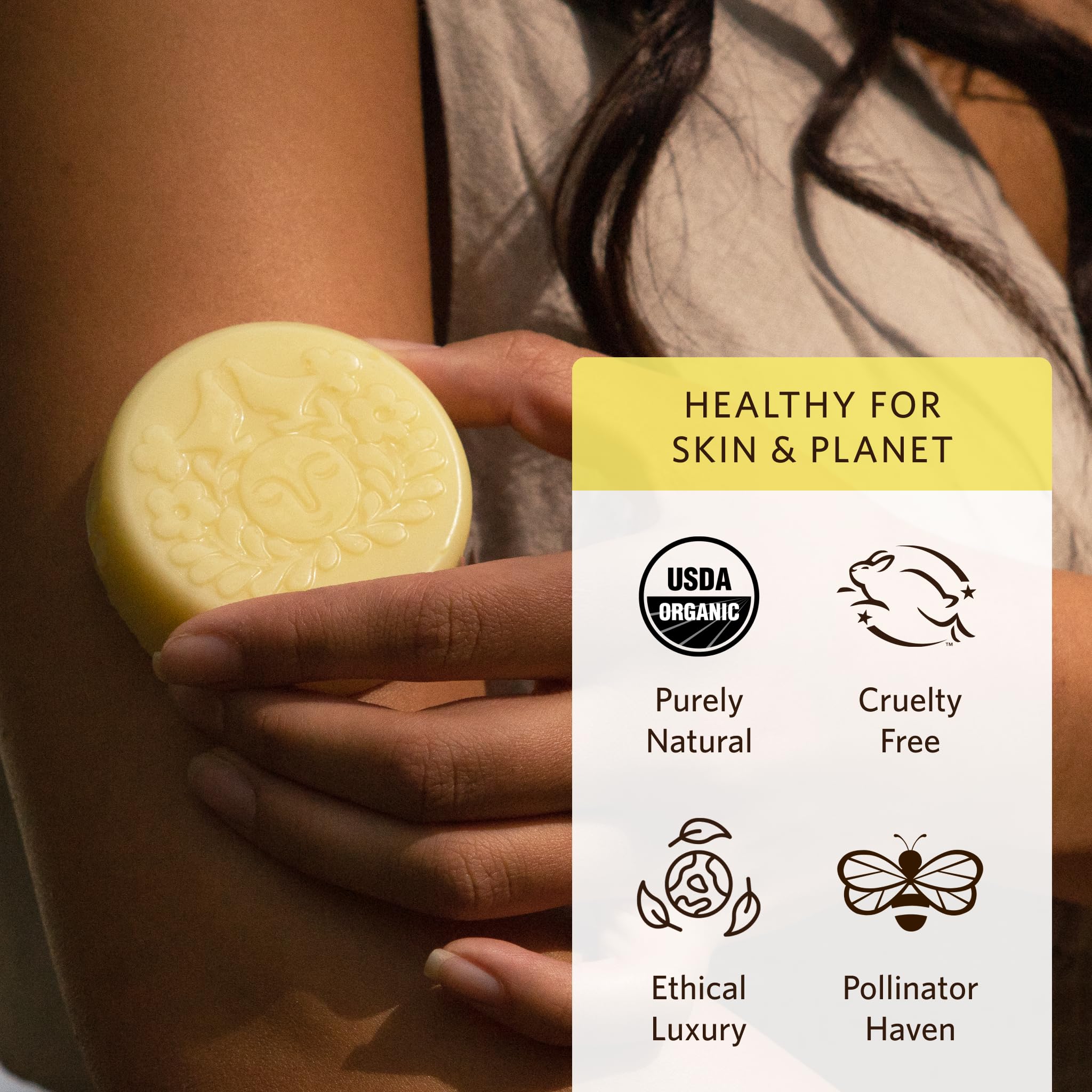 Moon Valley Organics dry-skin-restoration-bar nourishes and seals moisture.