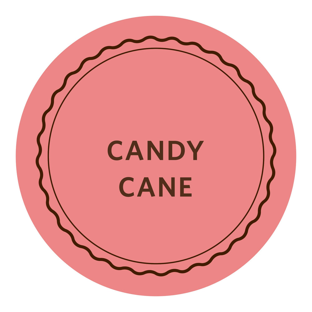 Moon Valley Organics Candy Cane aroma image conveys refreshing scent for hands.