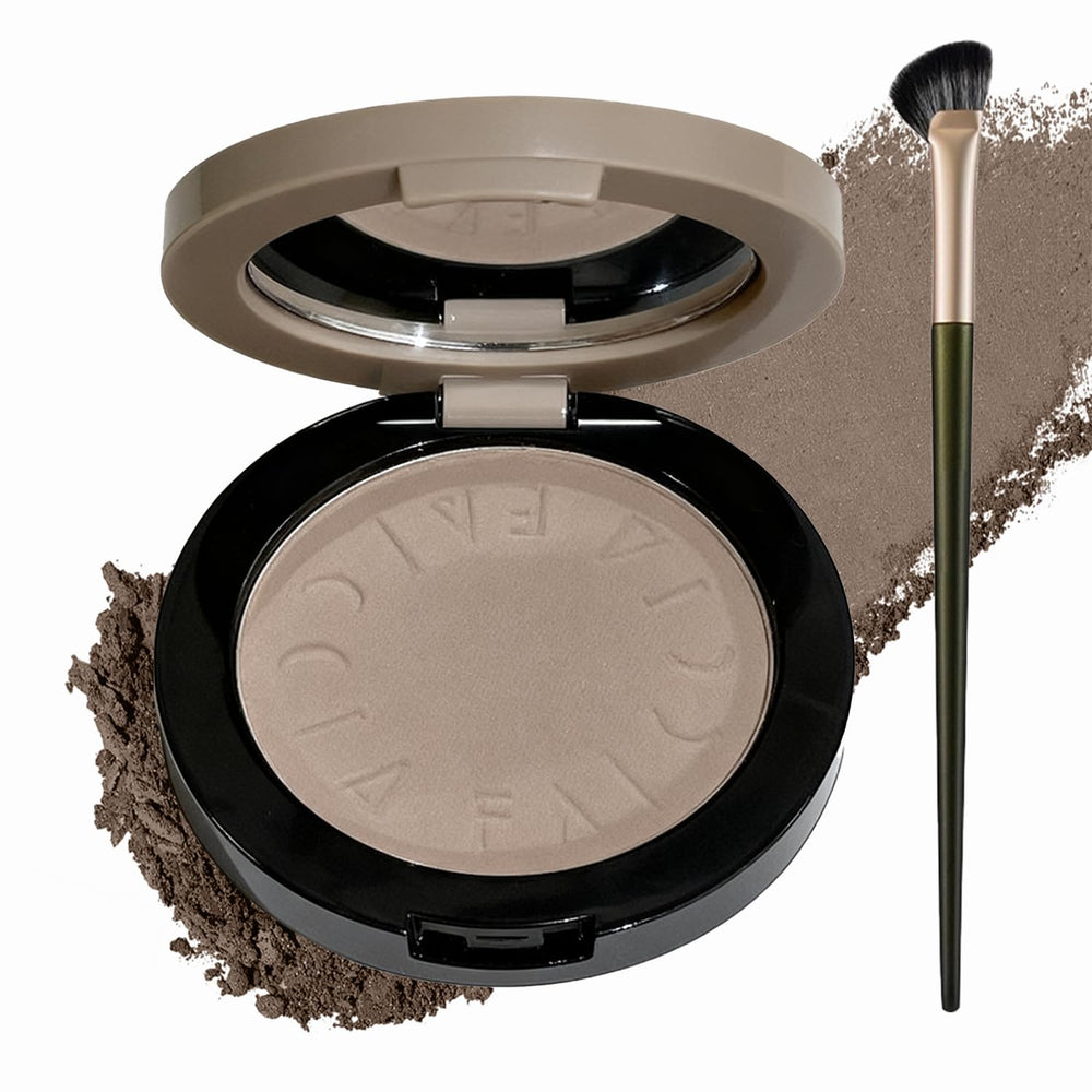 MOONGAZE cool-toned grey contour palette for fair skin offering crease-free definition.
