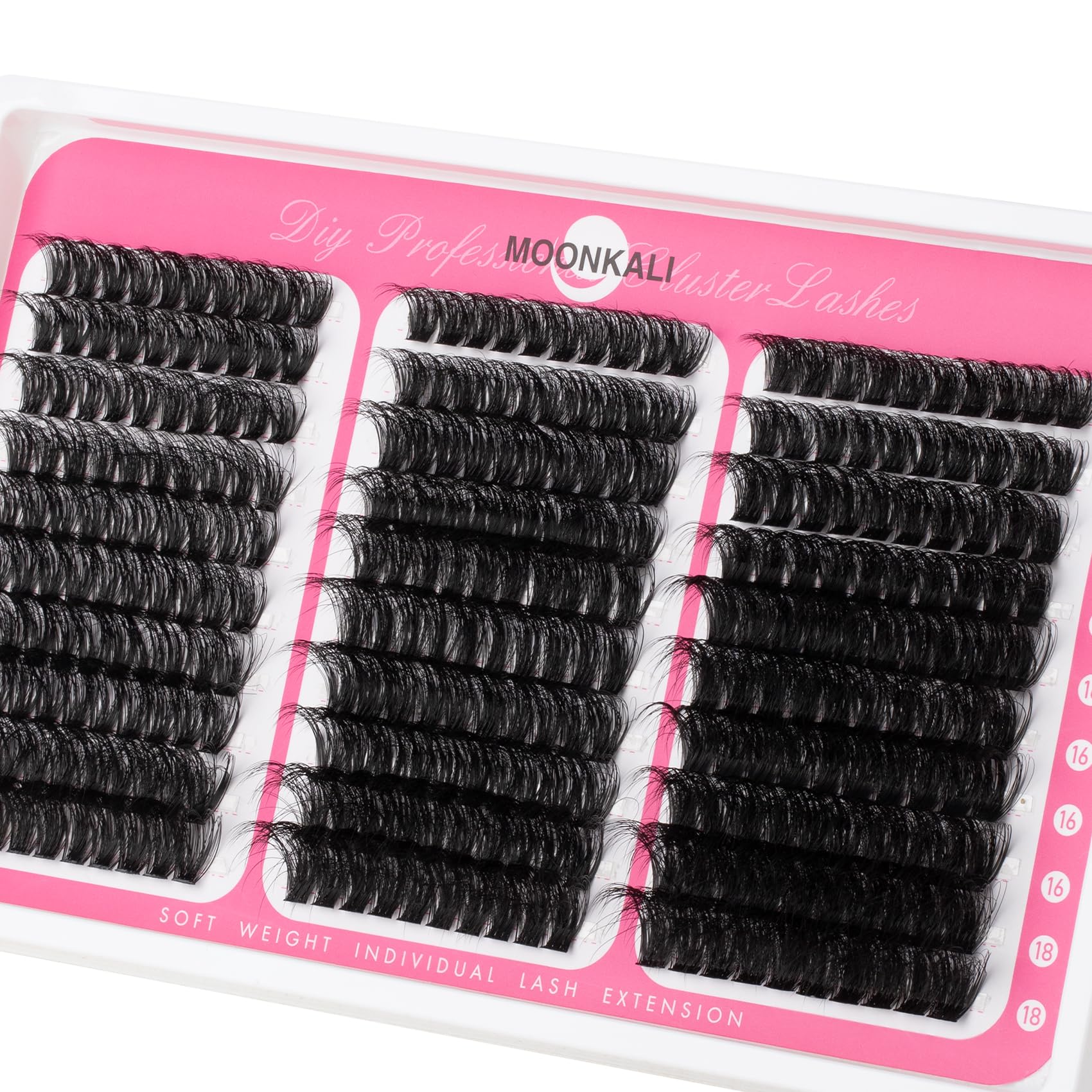 Moonkali lash clusters easy-application guidance for beginners and DIY lovers.