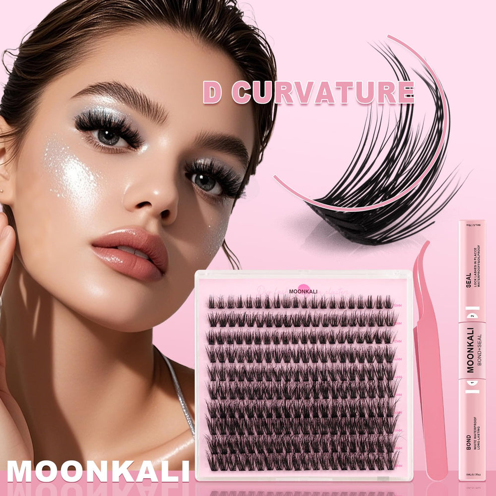 Moonkali precision tweezers for easy cluster placement.