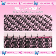MOONKALI thin-band design keeps lashes lightweight and easy to apply.
