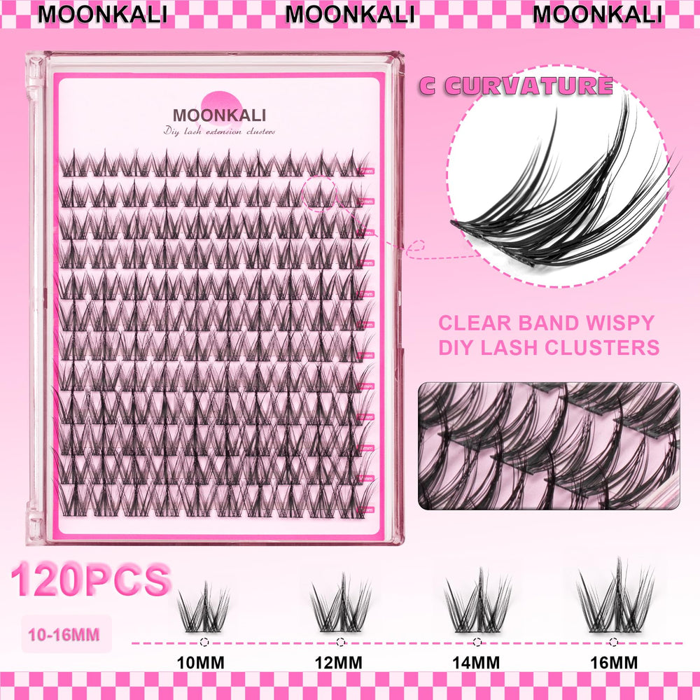 MOONKALI wispy fairy extensions for a natural, daily eye-opening look.