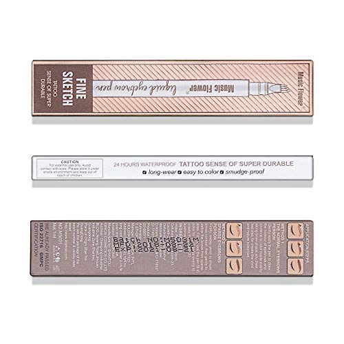 MoonKong color swatches with natural brow shades.