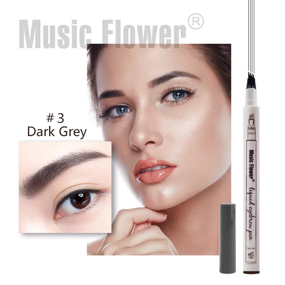 MoonKong brow pen gliding smoothly for easy application.