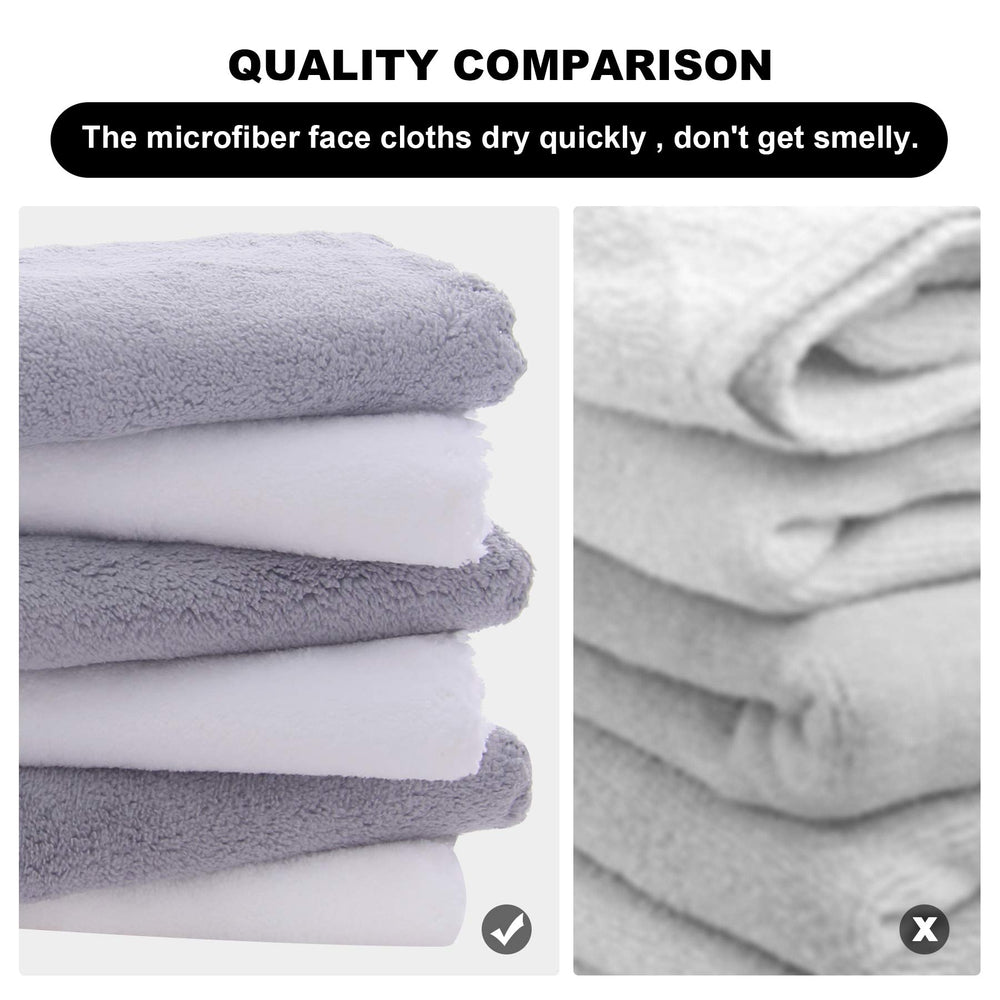 MOONQUEEN microfiber cloths ideal for travel and on-the-go cleansing.