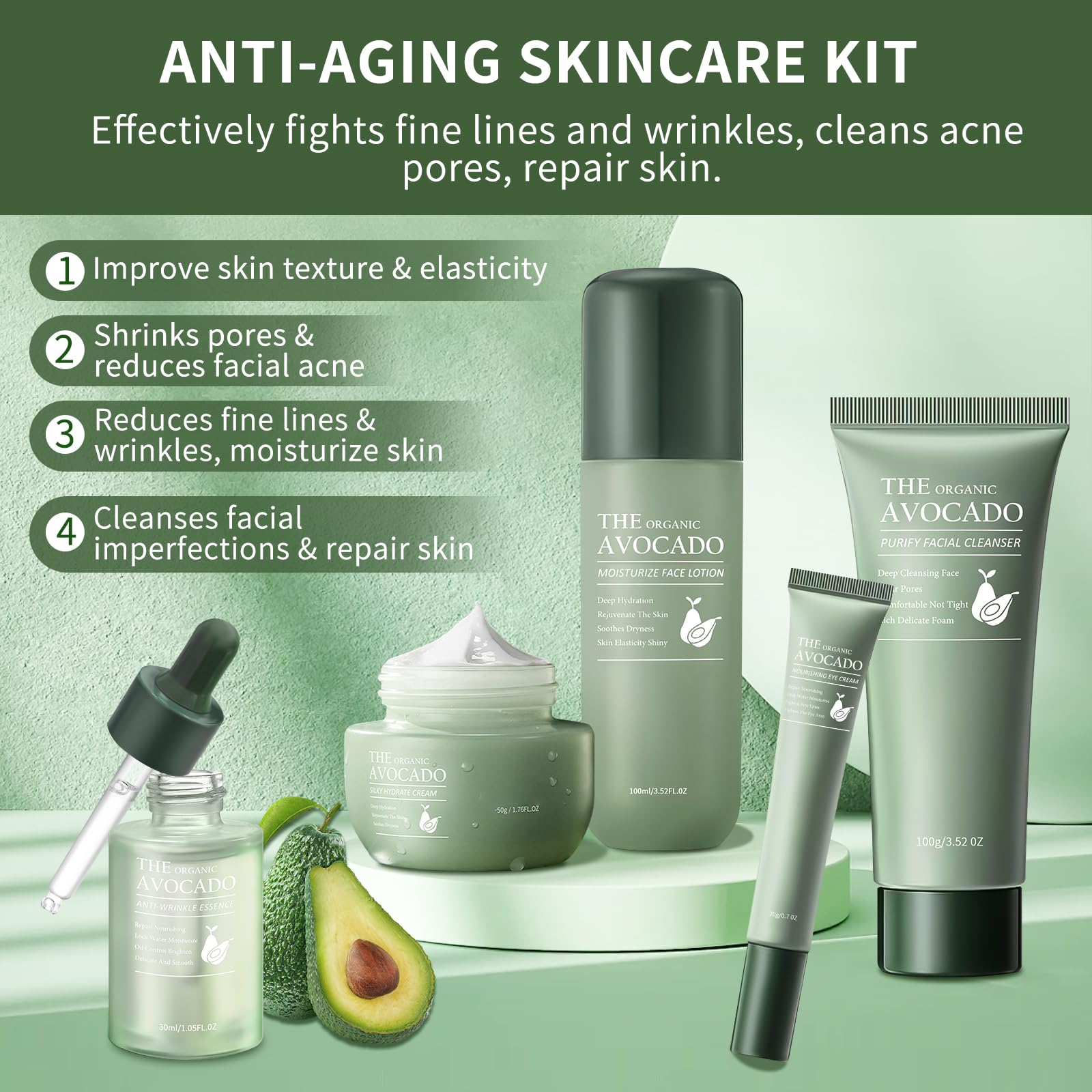 Mopayzer Avocado Cleanser bottle for gentle daily cleansing.