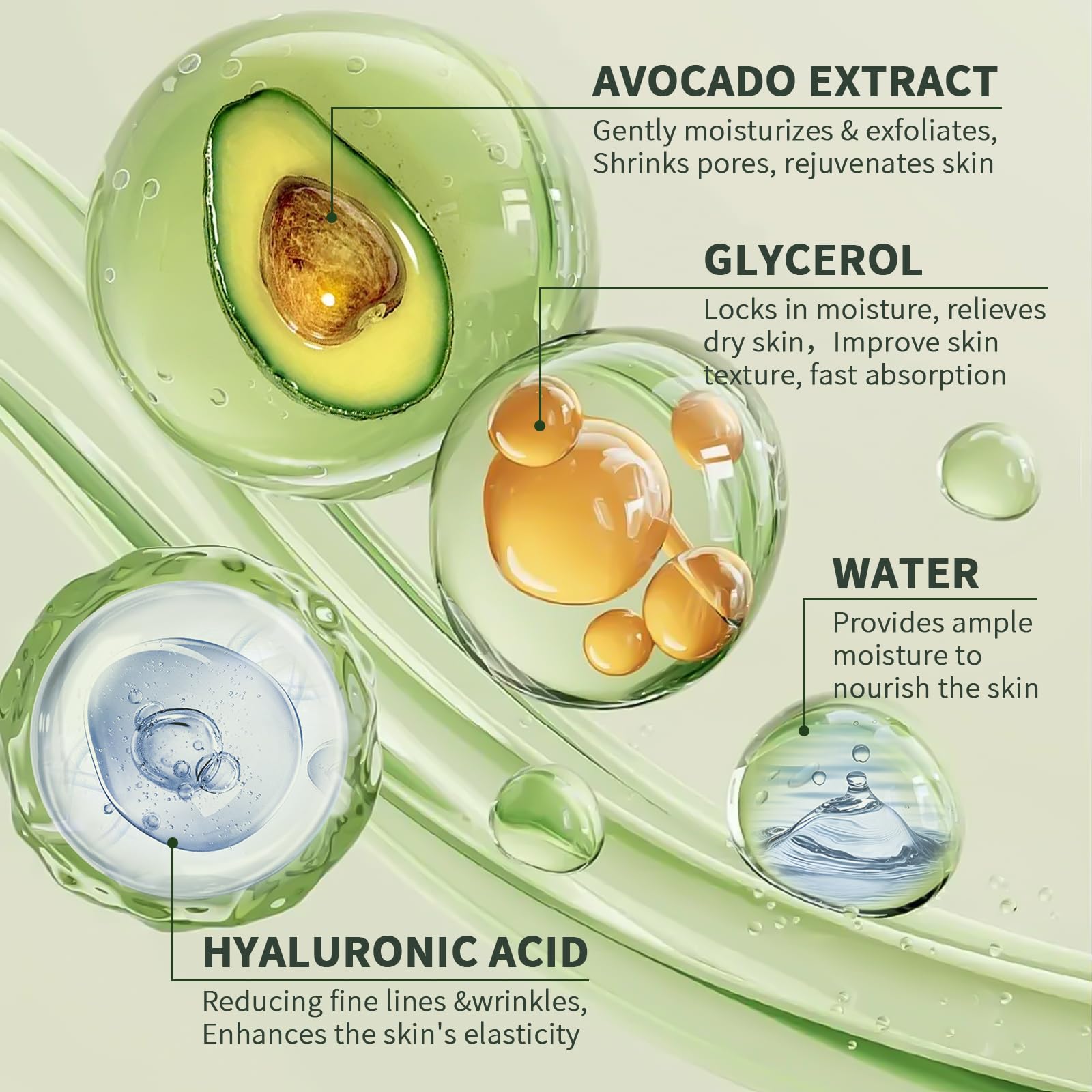 Mopayzer Avocado Face Cream jar delivers lasting moisture.