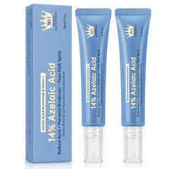 Mopayzer Azelaic Acid 14% Cream bottle pour shows smooth texture for easy nightly application