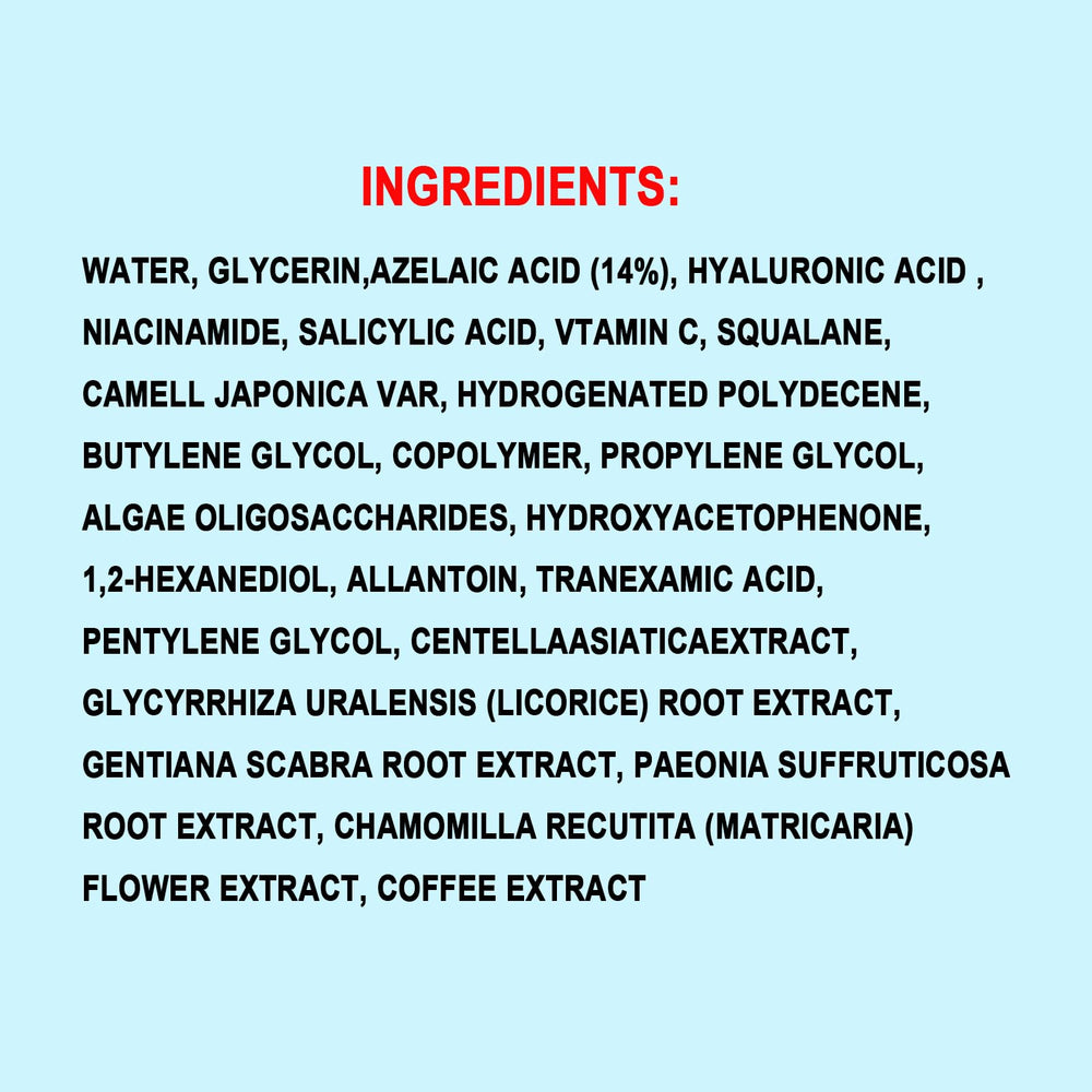 Mopayzer Azelaic Acid 14% Cream redness-relief shot suggests soothing effects
