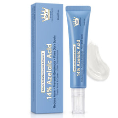 Mopayzer azelaic acid cream bottle displaying 14% formula for balanced skin