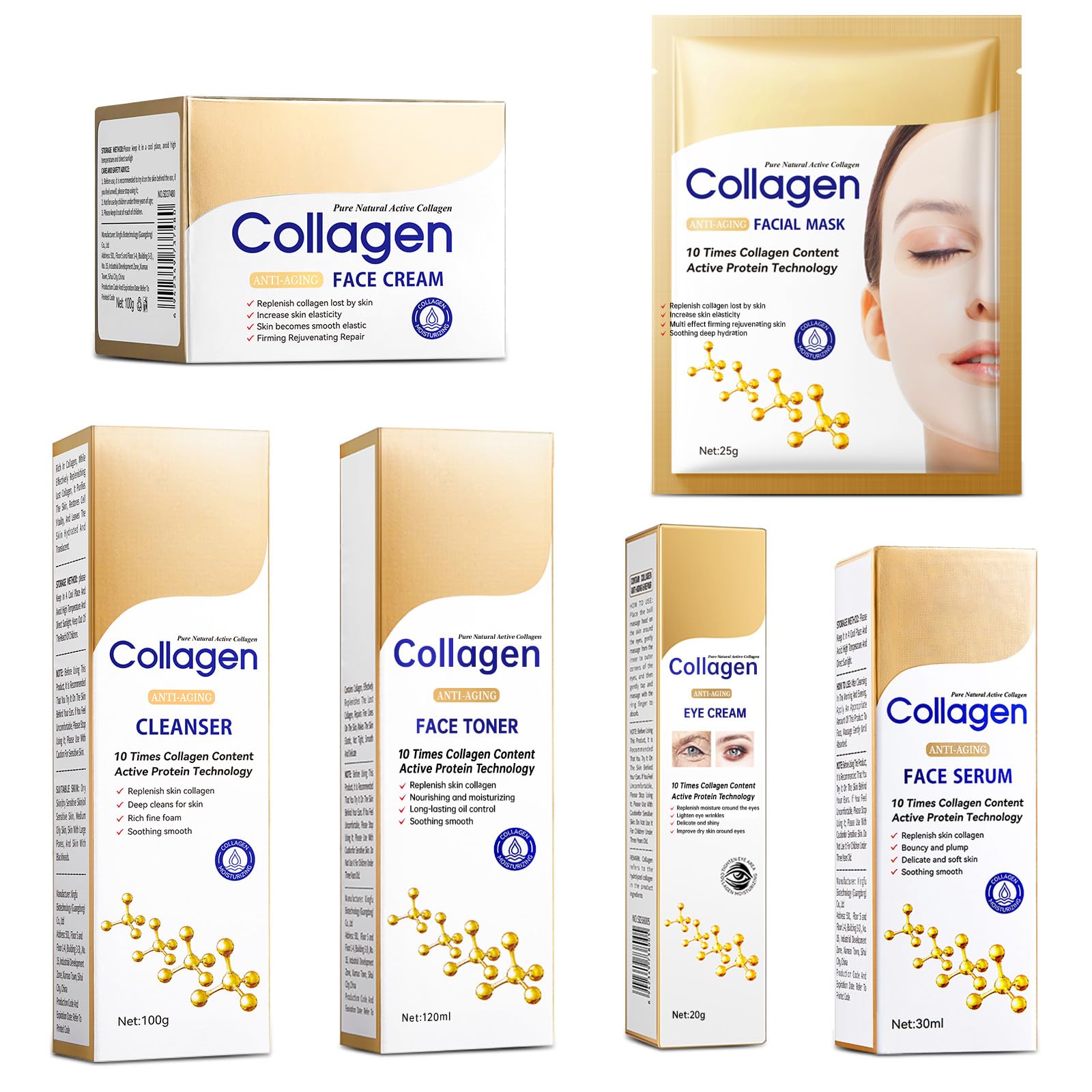 Mopayzer skincare kit arranged for an easy, complete routine.