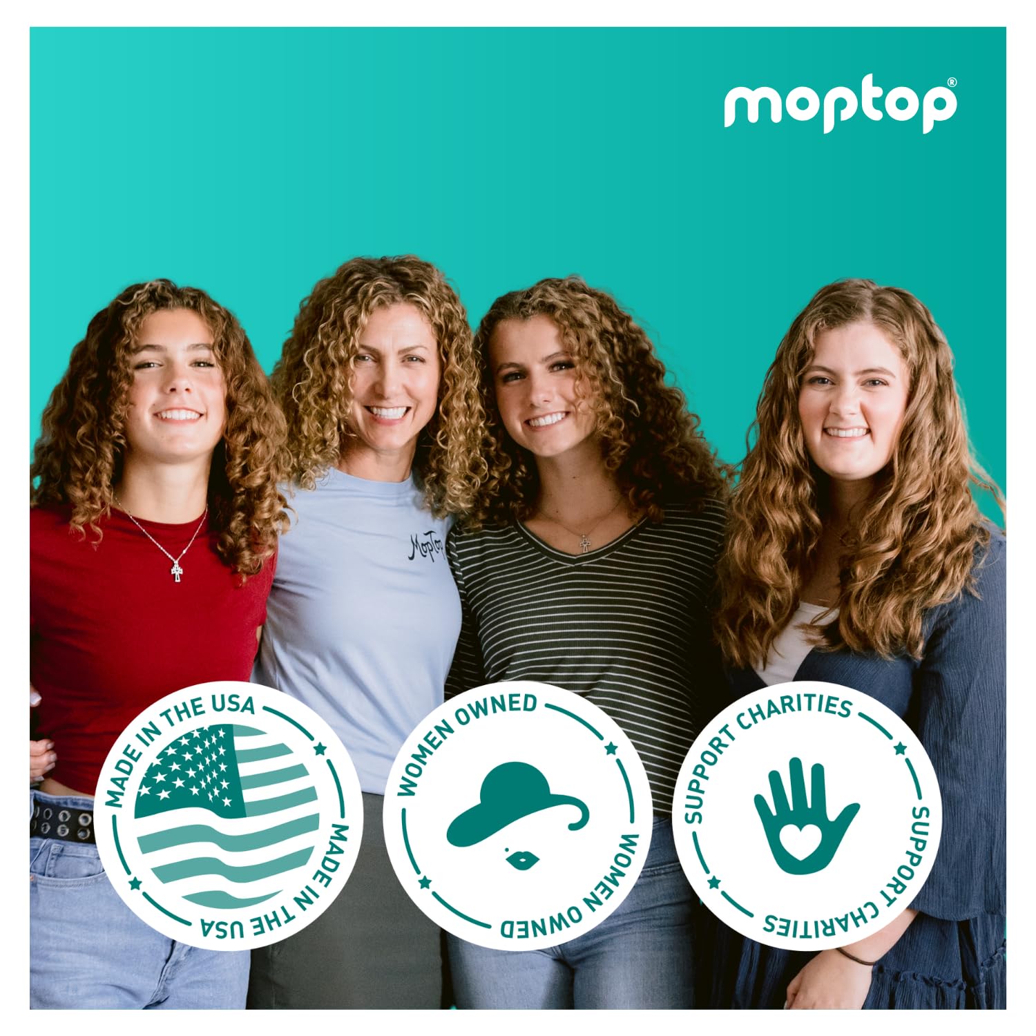 Histoire de MopTop : marque portée par des femmes et leurs filles.