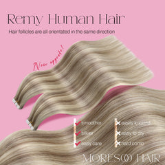 Moresoo seamless skin-weft close-up showing flat, discreet blend.