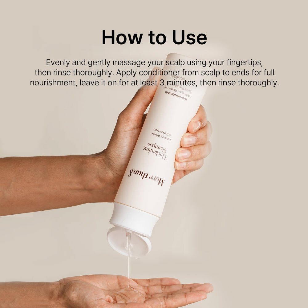 Close-up of Morethan8 ingredients with Matsutake and botanicals for scalp nourishment