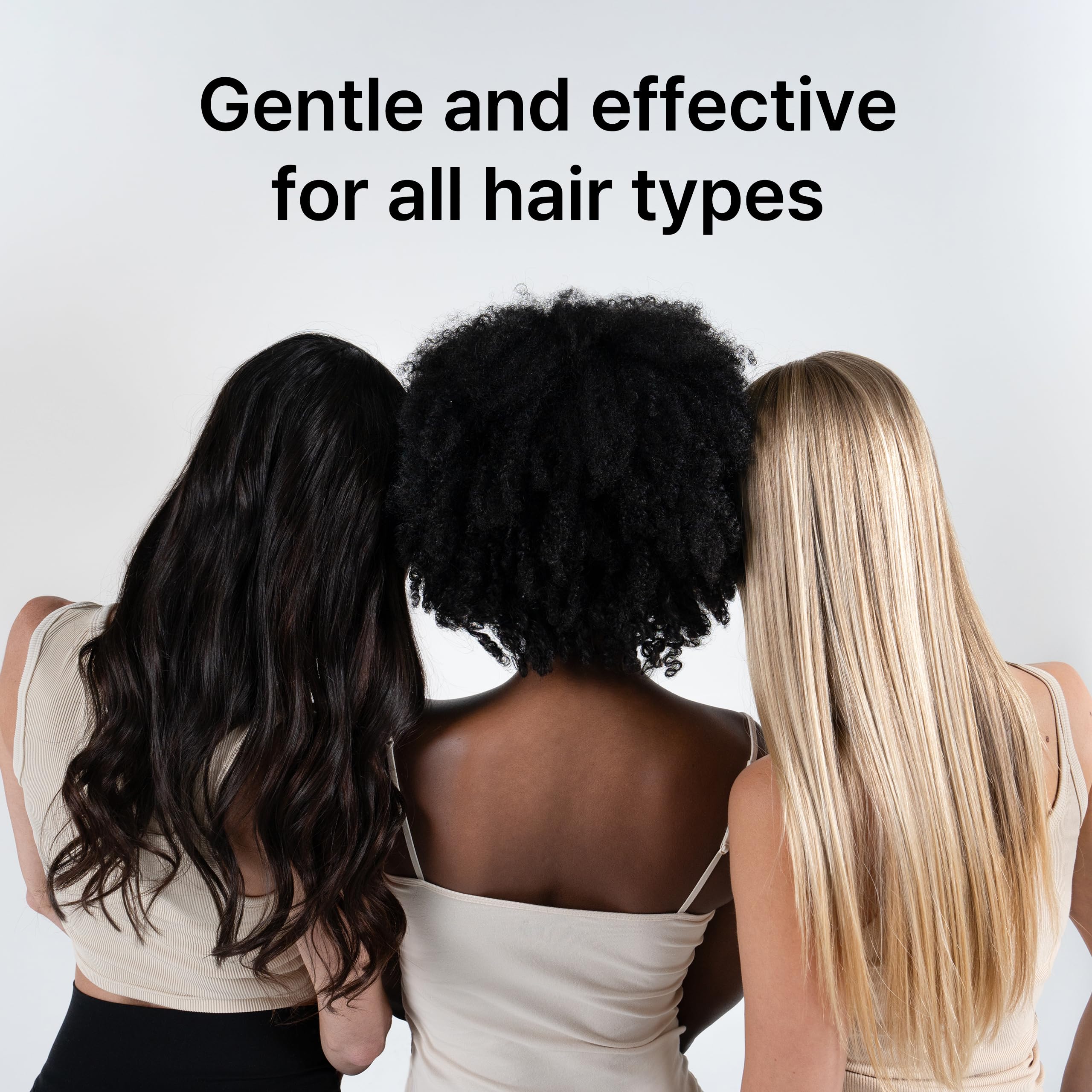Sulfate-free Morethan8 label indicating gentle, daily-use hair care