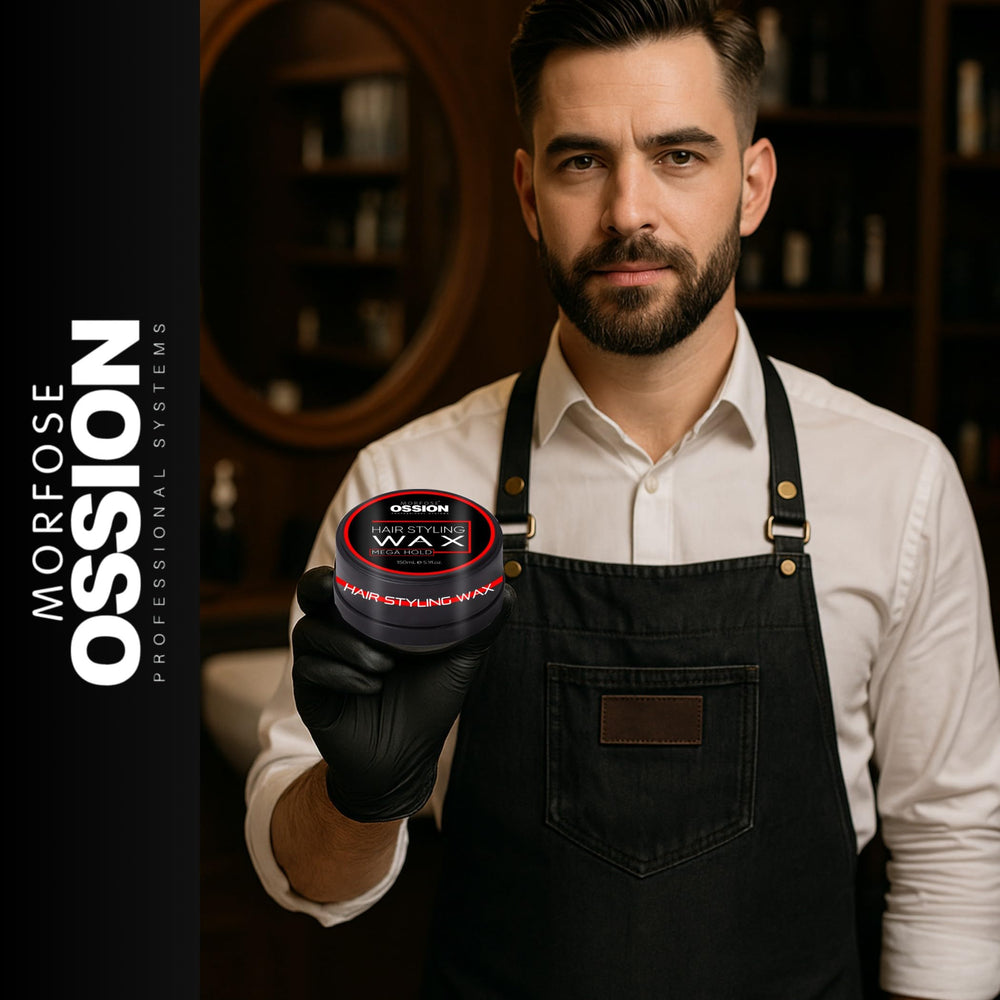Morfose Barber Wax easy apply cream ideal for quick styling.