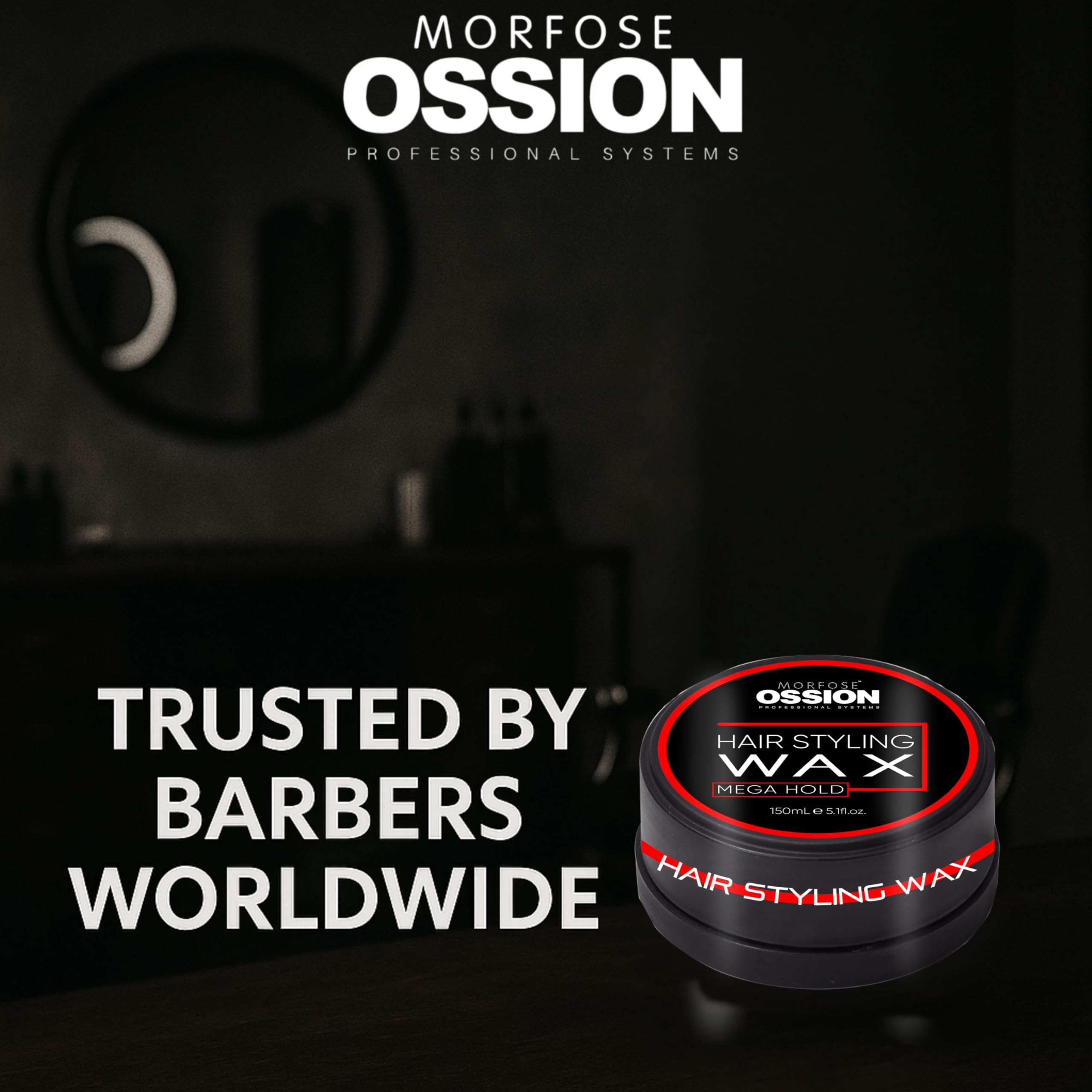 Morfose Barber Wax versatile men styling options for many looks.