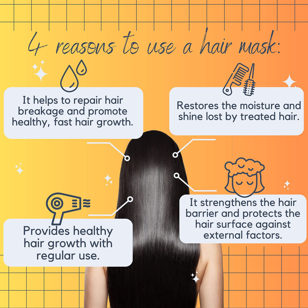 Hair after Morfose Biotin Mask shows added shine and smoother ends.