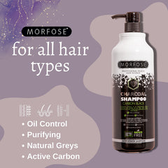 Morfose Charcoal scalp refresh after detoxifying cleanse and oil control