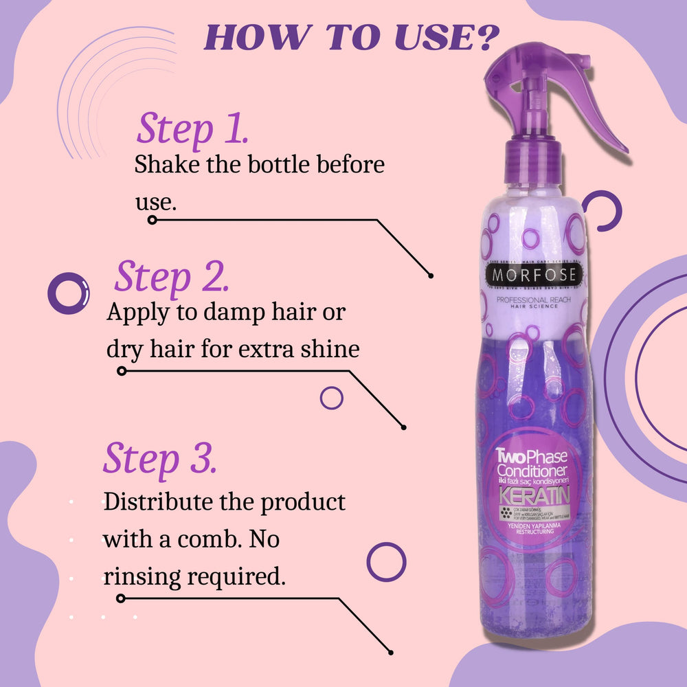 Morfose Environmental shield hair creates a protective barrier against UV and pollution.