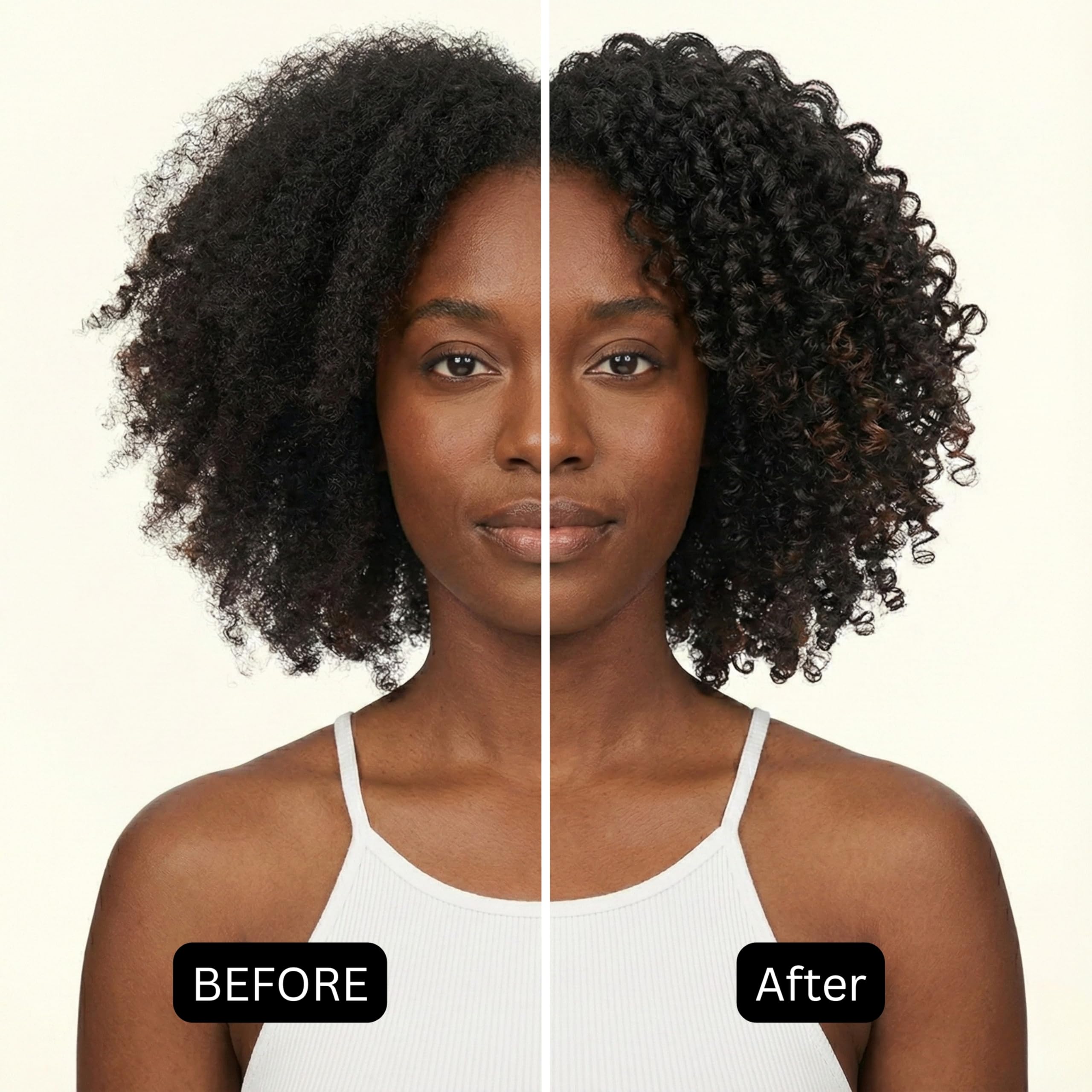 Morfose Milk Therapy Serum suitable for all hair types, including straight, wavy, curly, or coily.