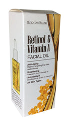 Morgan Miller Retinol Oil bottle closeup highlighting anti-aging skincare.