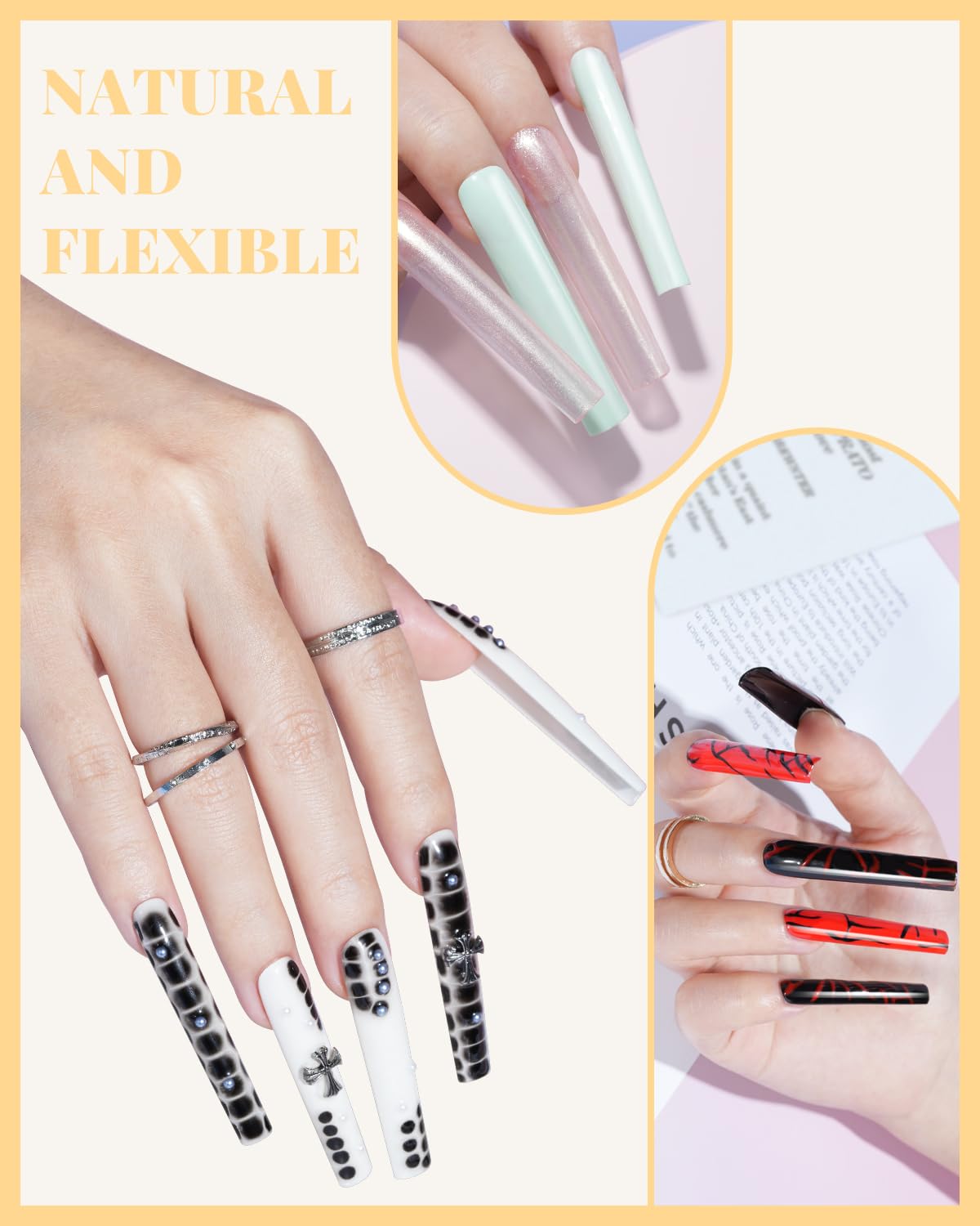 MORGLES clear nail kit box keeps tools organized for convenient home manicures