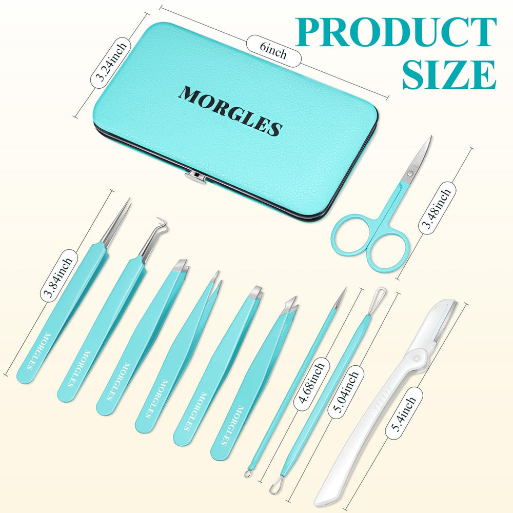 MORGLES leather travel case keeps tools organized during trips.