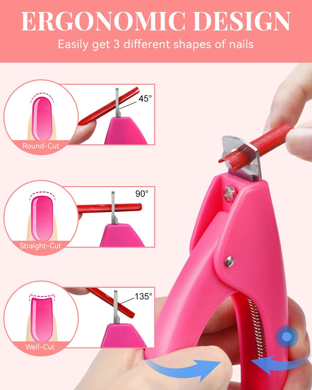 MORGLES cuticle knife and scraper enable precise prep.