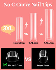 MORGLES extra-long tips in 12 sizes help quick fit and shaping.