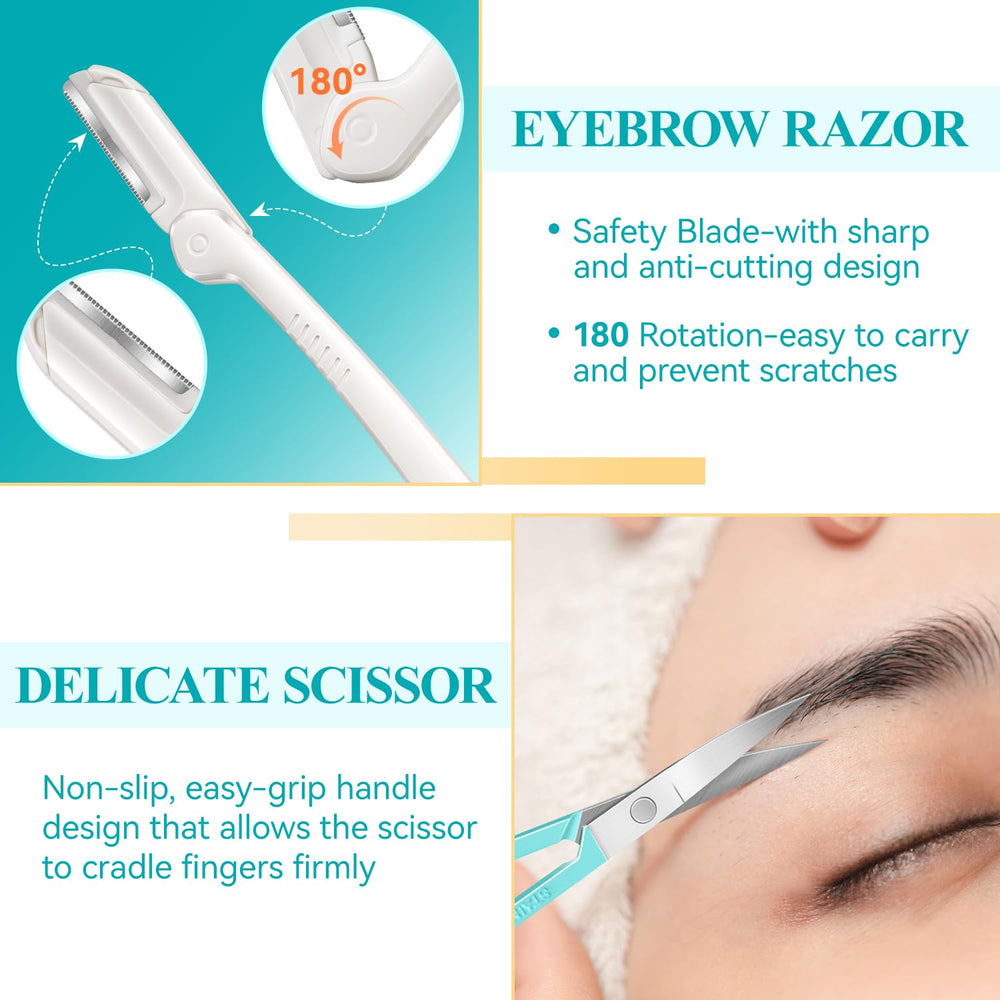 MORGLES eyebrow razor for safe shaping and trimming.