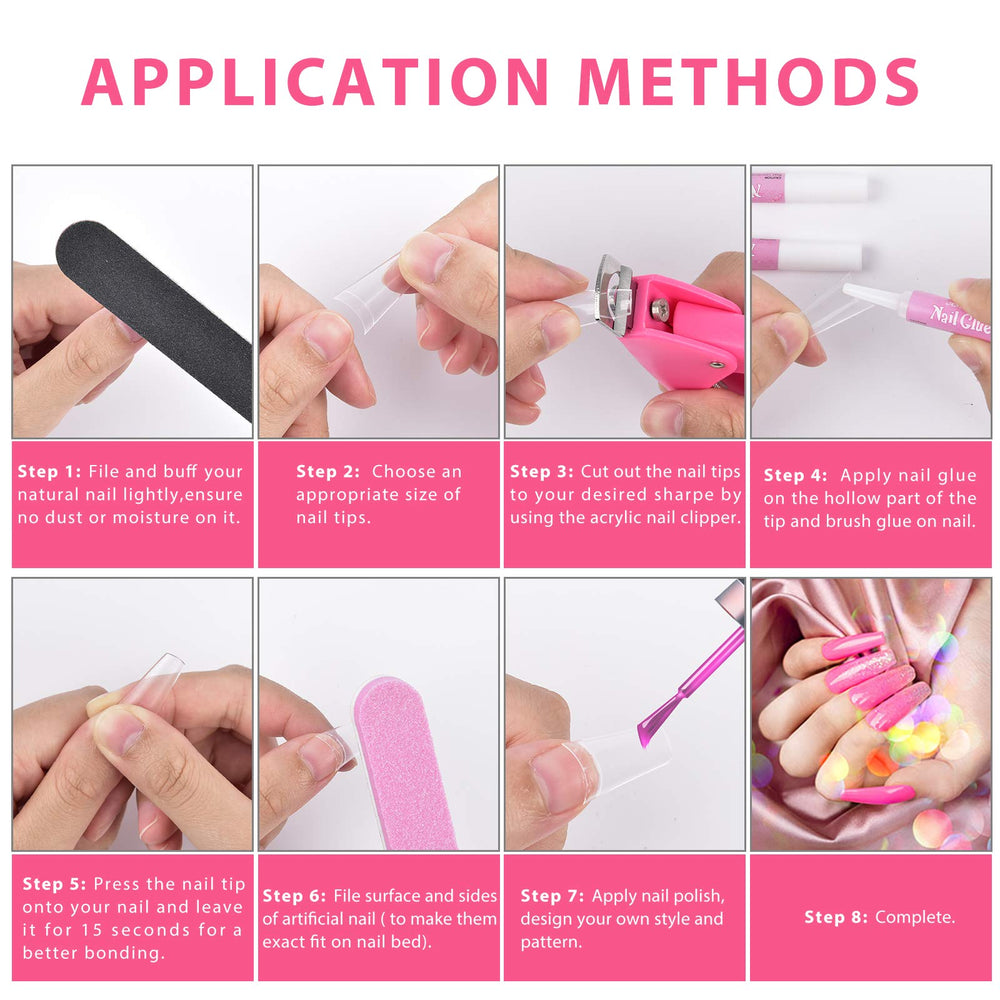 Morgles wedding, prom, and holiday nail ideas with versatile tips.