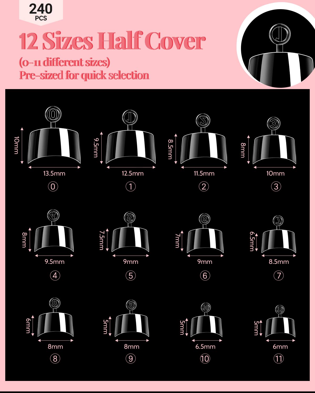 MORGLES professional-grade supplies suited for home or salon nail extensions.