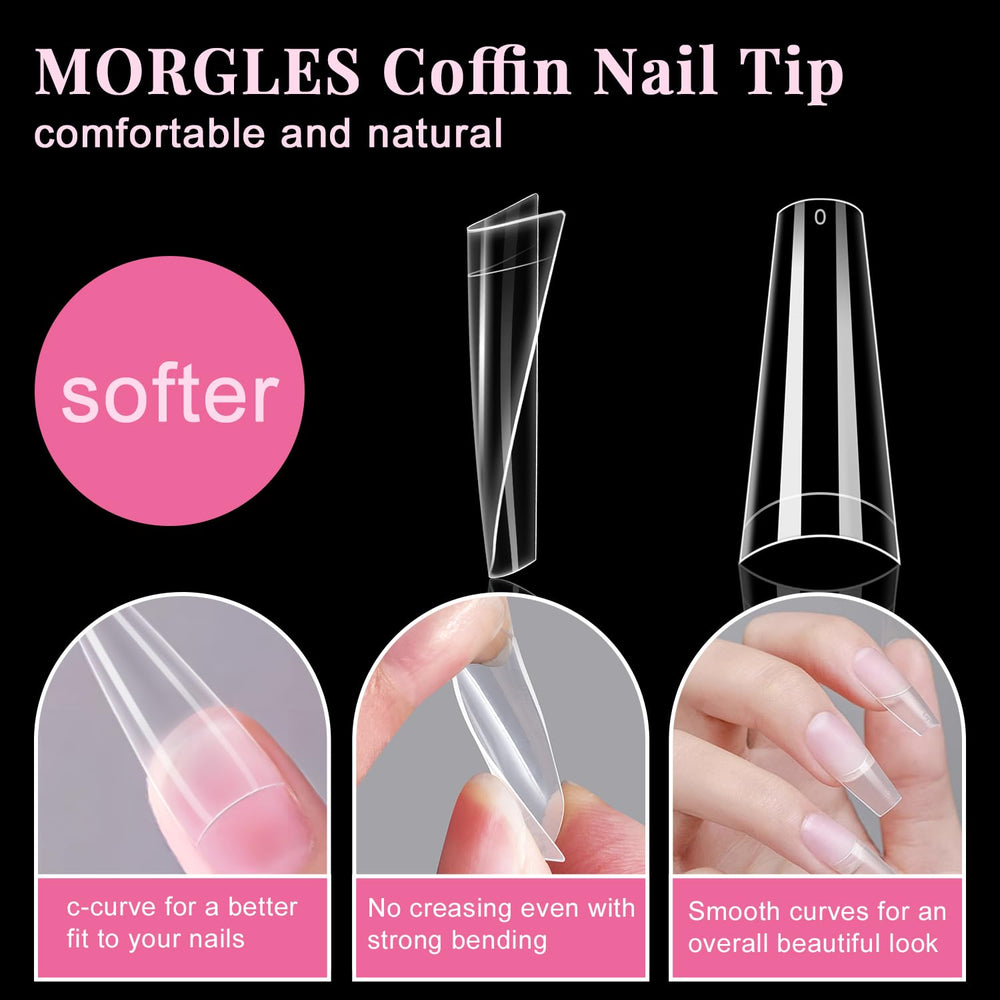 Morgles tip assortment 0-9 supports customized length and shape.