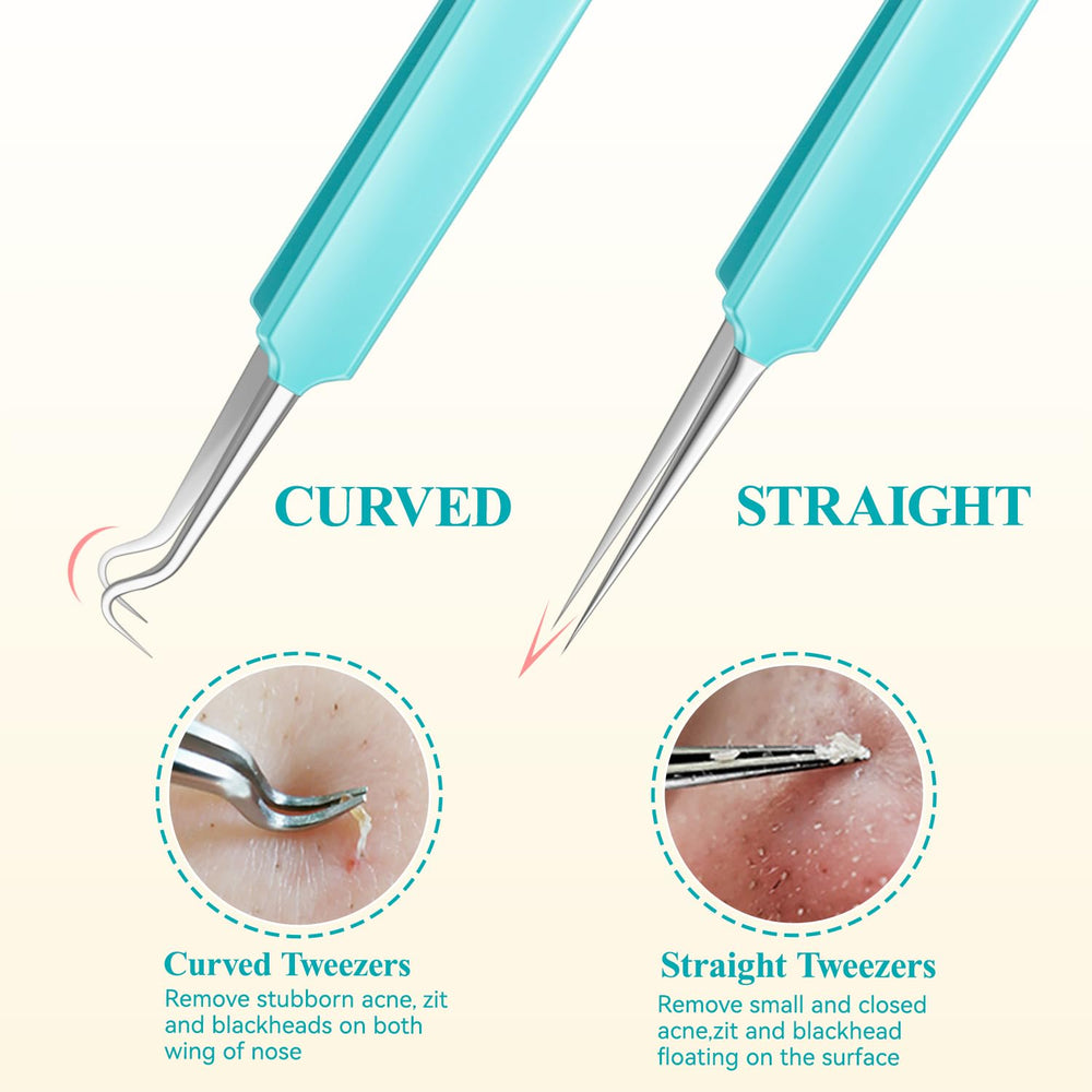 MORGLES straight eyebrow tweezers for accurate plucking.