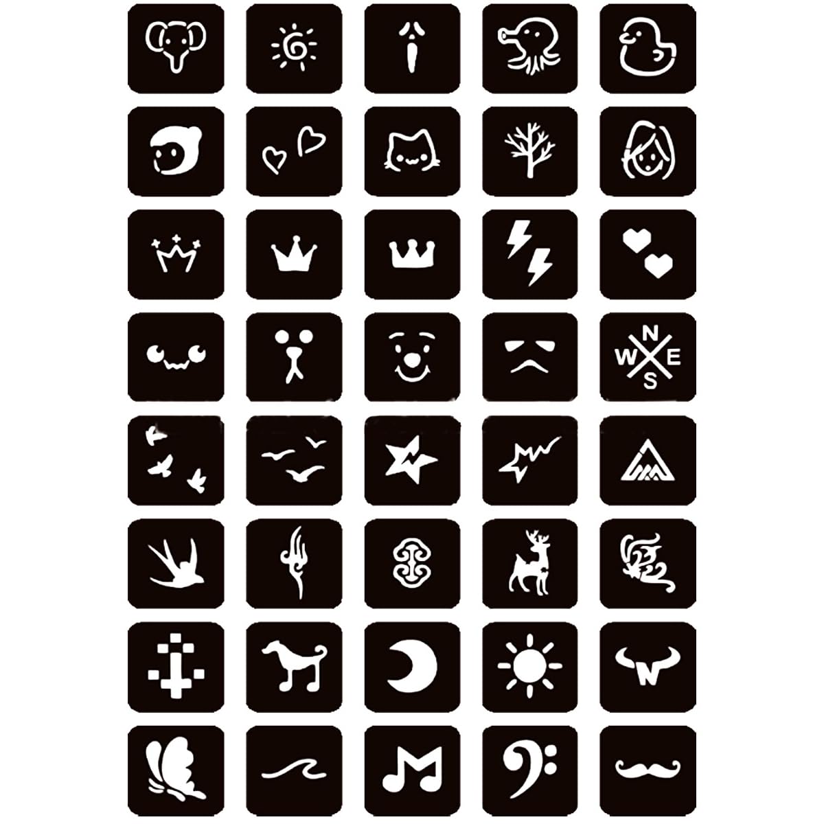 Moricher Henna Tattoo Kit gloves keep hands clean while you craft temporary art.