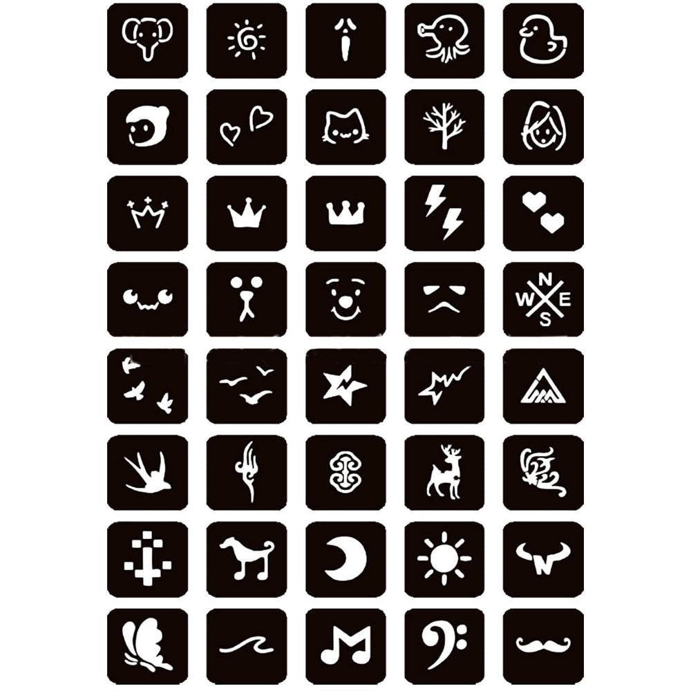 Moricher Henna Tattoo Kit gloves keep hands clean while you craft temporary art.