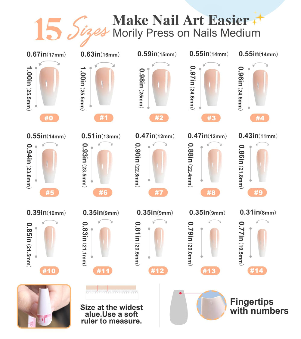 Morily includes a mini file and wooden stick for easy shaping and prep.
