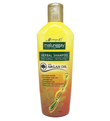 Moringa-O2 Malunggay Herbal Shampoo bottle with argan oil for nourished hair