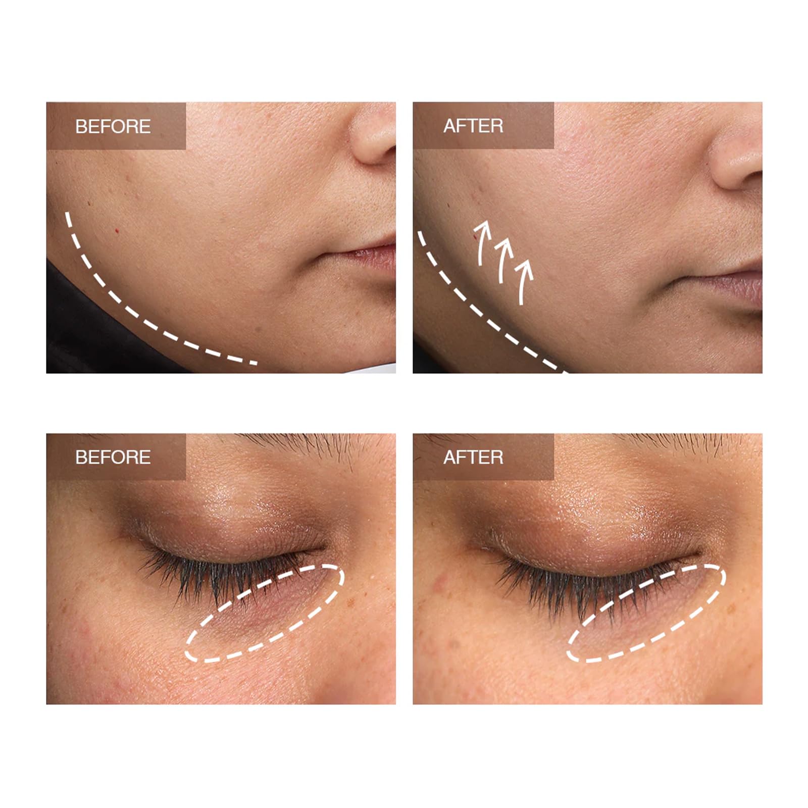 MORITEK Mori-Lift Mist used over makeup for versatile day-to-night options