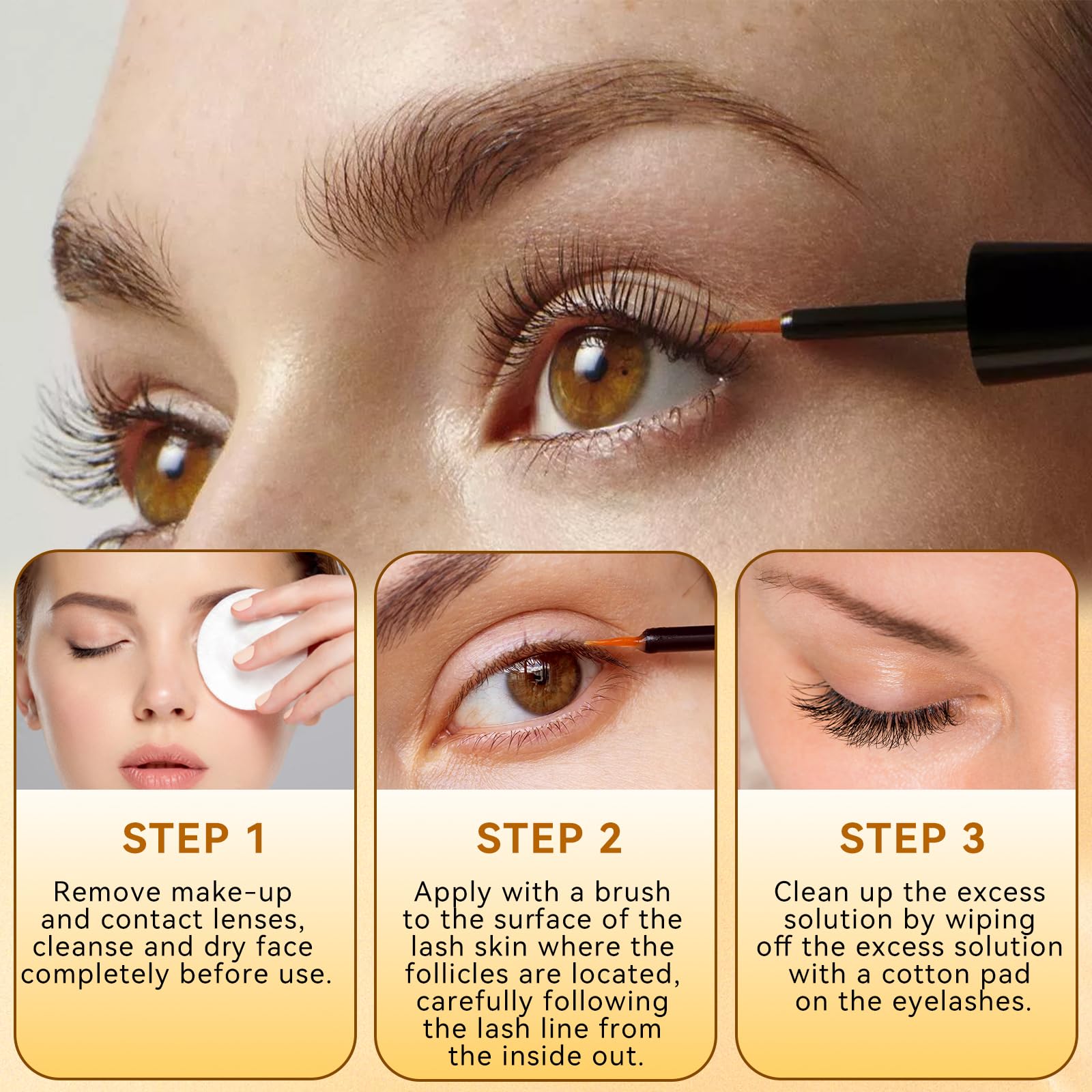 Morlok eyebrow serum packaging on countertop for easy daily routine