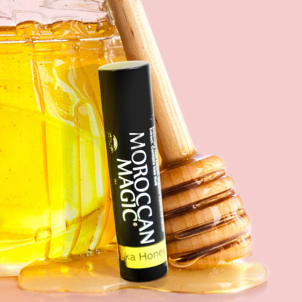 Application on lips showing comfortable, non-toxic lip care with butter-like feel.