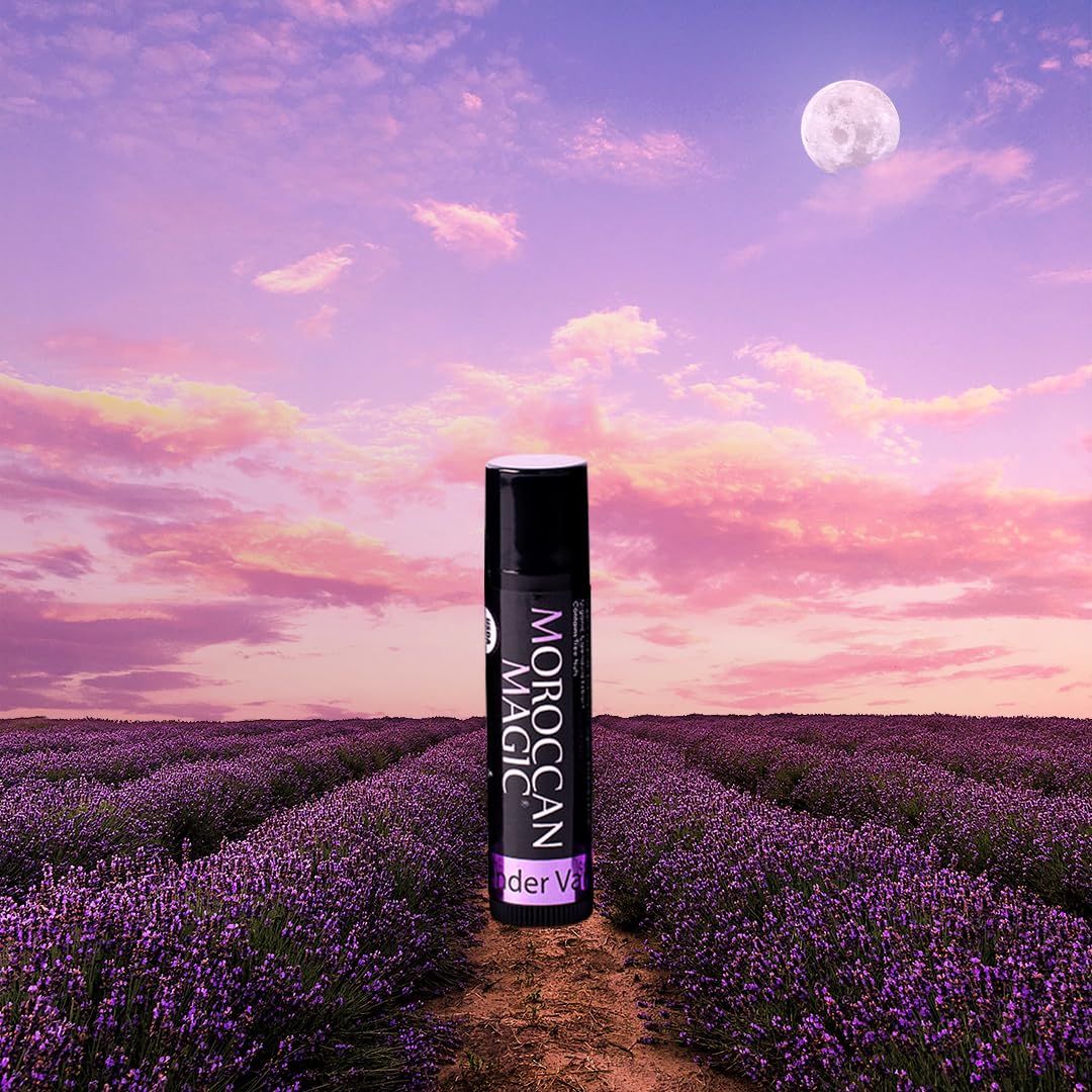 Moroccan Magic Packaging front conveys organic, natural lip care promise.