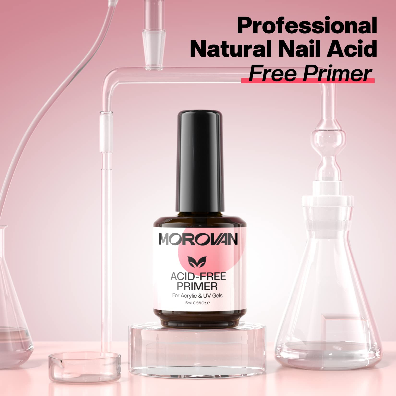 Morovan primer brush applying an even base for stronger adhesion.