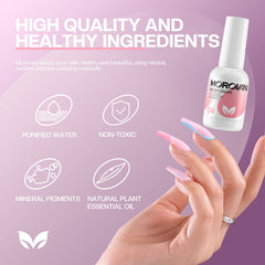 Morovan activator bottle to seal color and prevent chipping.